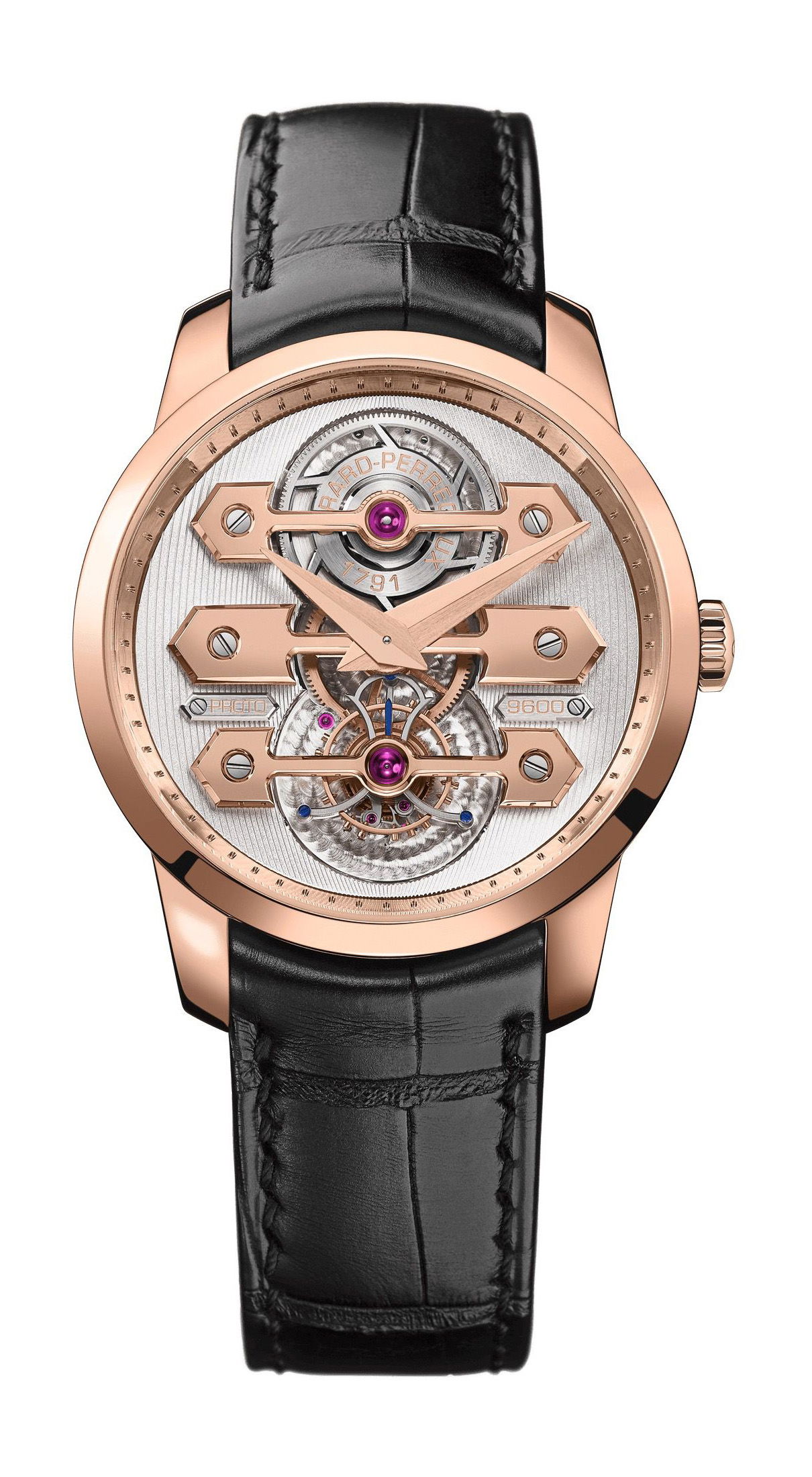 Bridegs Tourbillon With Three Gold Bridges 40 mm