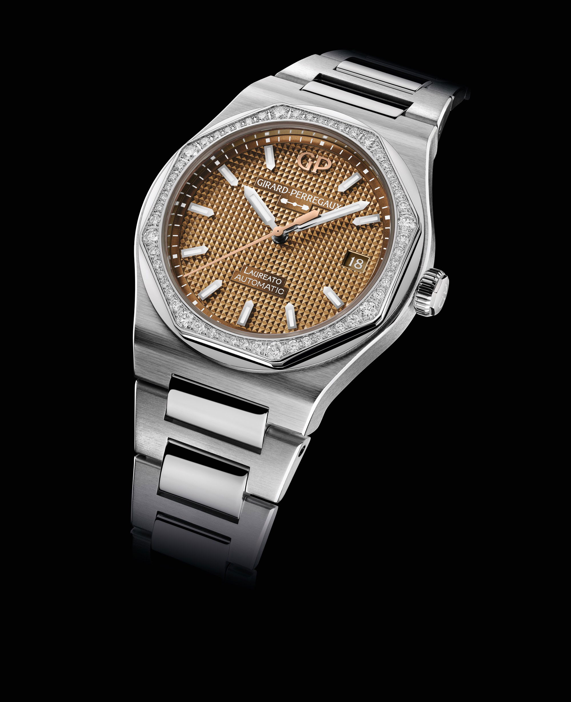 Laureato 38 mm Copper Diamond Bezel - Image 3
