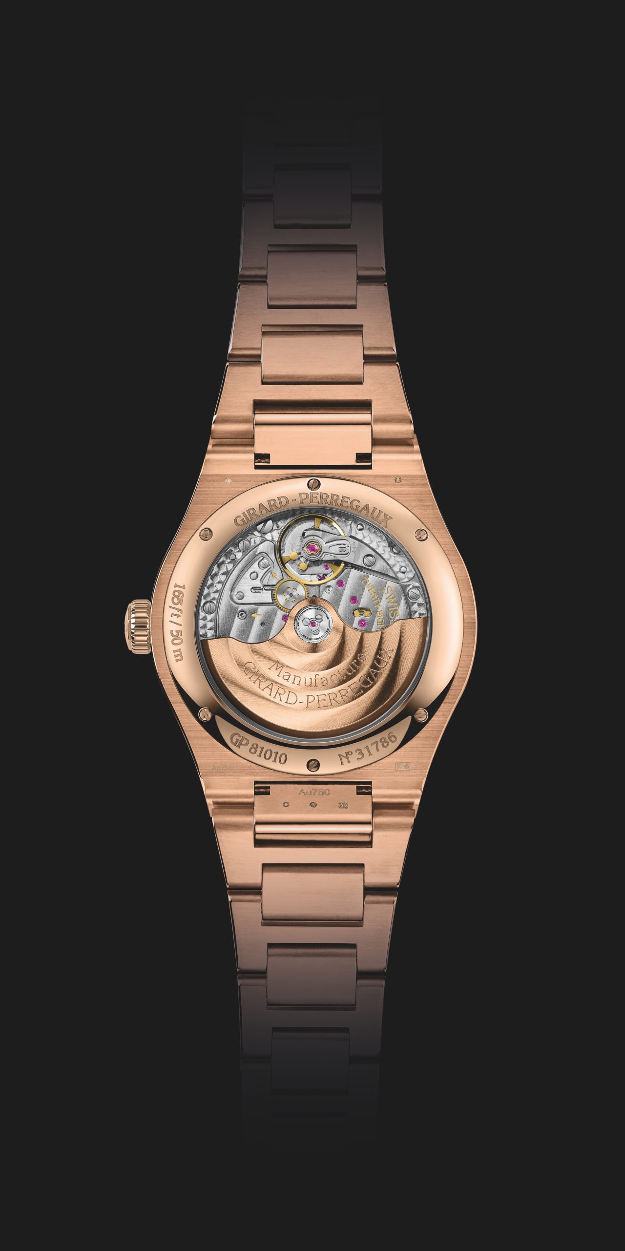 Laureato 42 mm Pink Gold Sage Green - Image 2