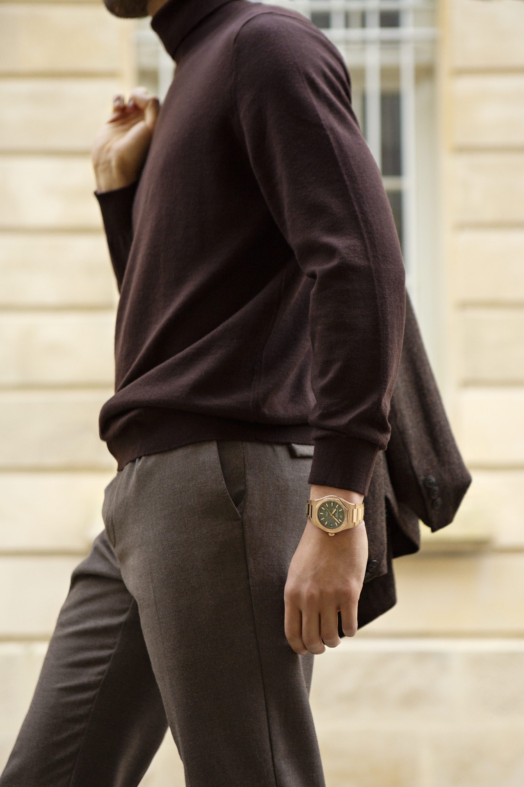 Laureato 42 mm Pink Gold Sage Green - Image 6