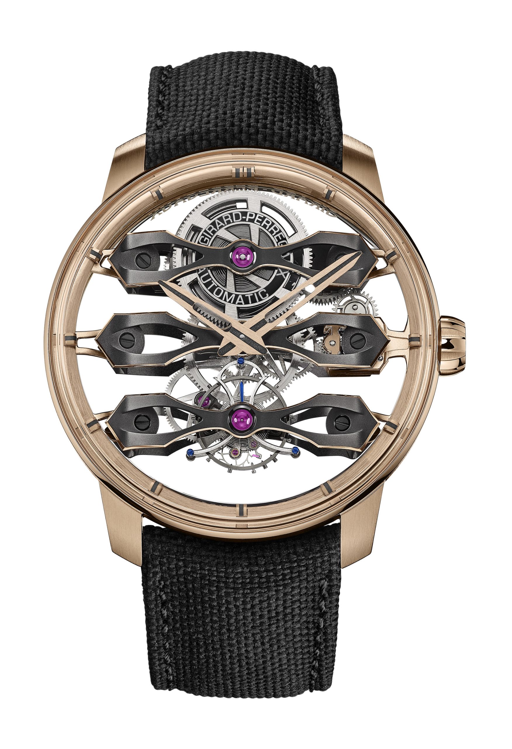 Tourbillon with Three Flying Bridges