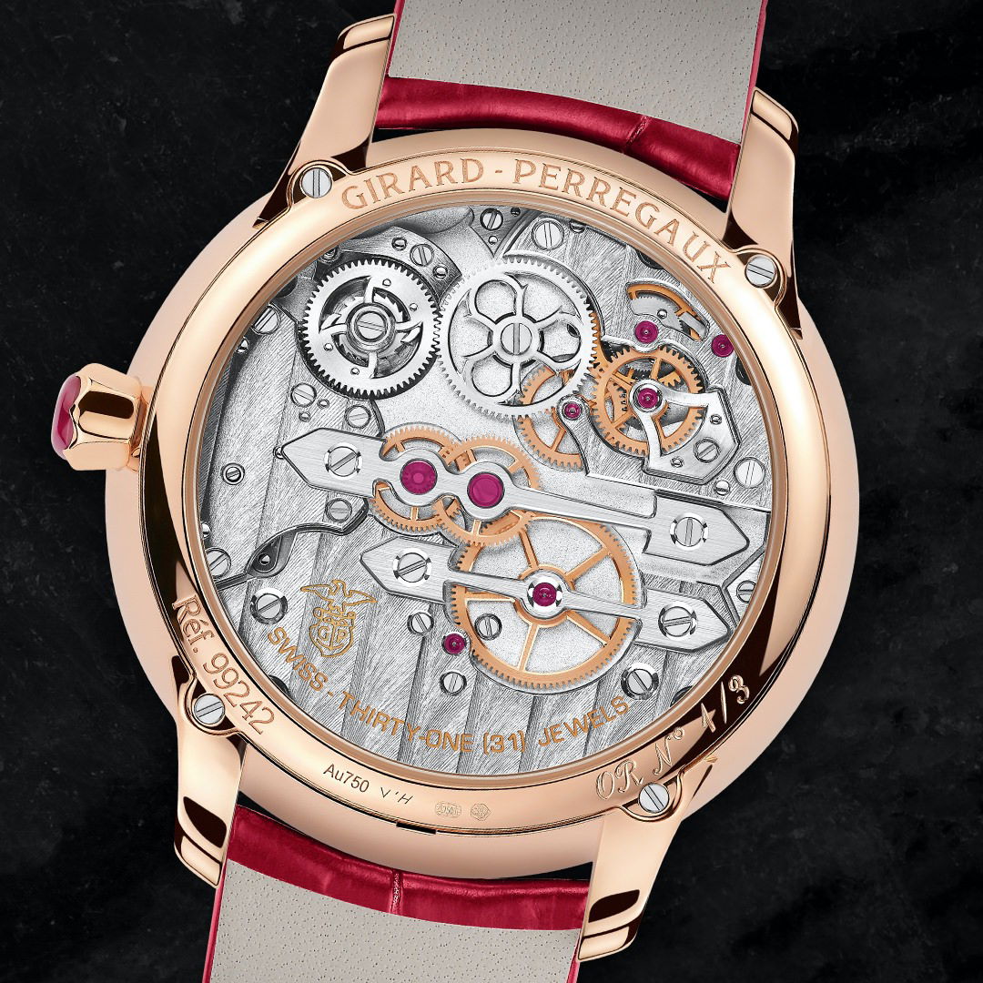 Tourbillon with Three Gold Bridges Ruby Heart - Image 4