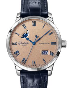 Senator Excellence Panorama Date Moon Phase Frosted Copper