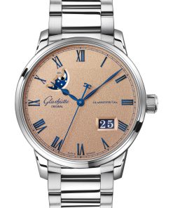 Senator Excellence Panorama Date Moon Phase Frosted Copper