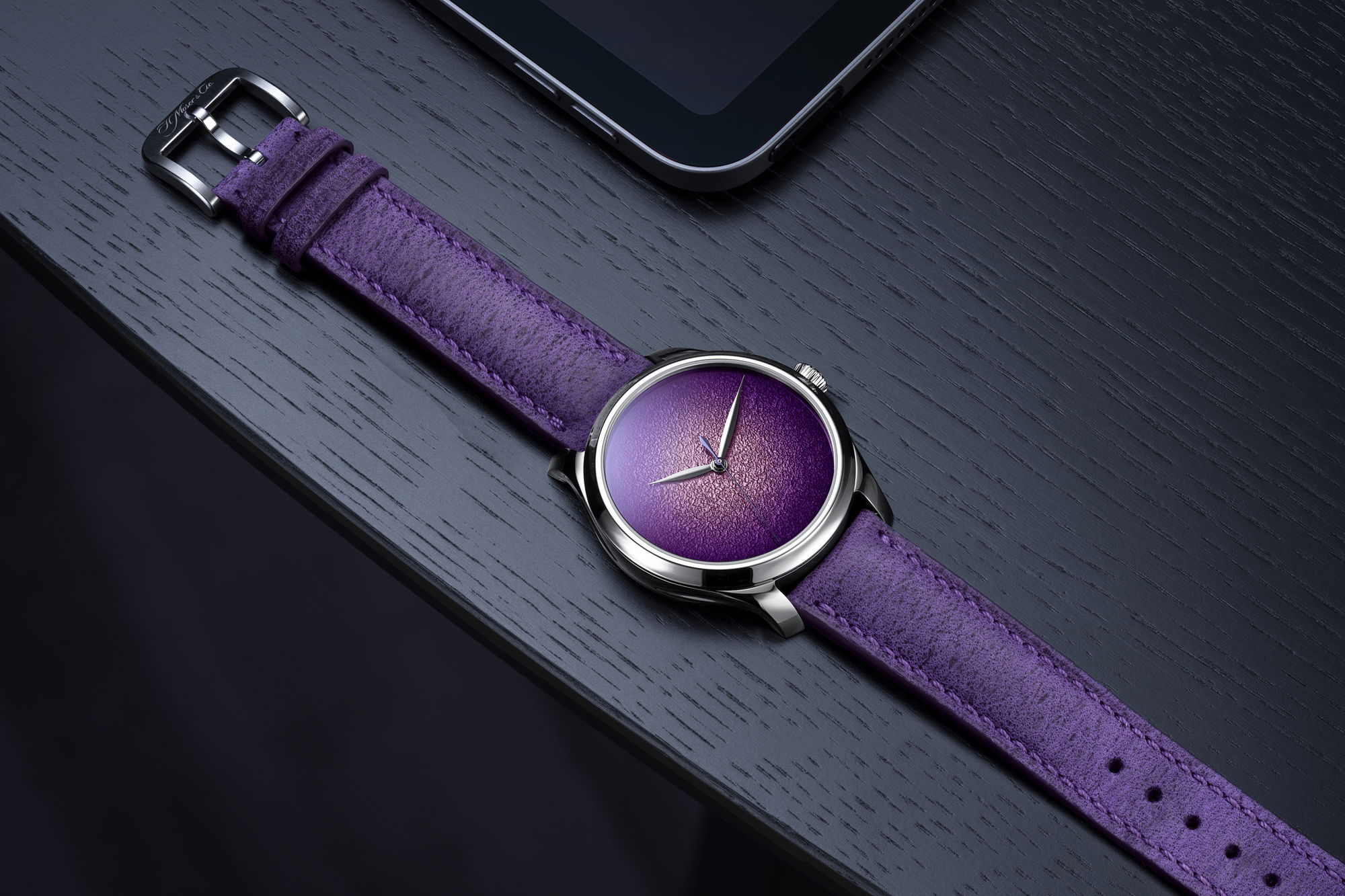 Endeavour Centre Seconds Concept Purple Enamel - Image 11