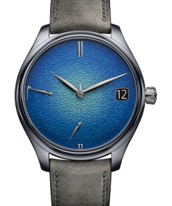 Endeavour Perpetual Calendar Tantalum Blue Enamel