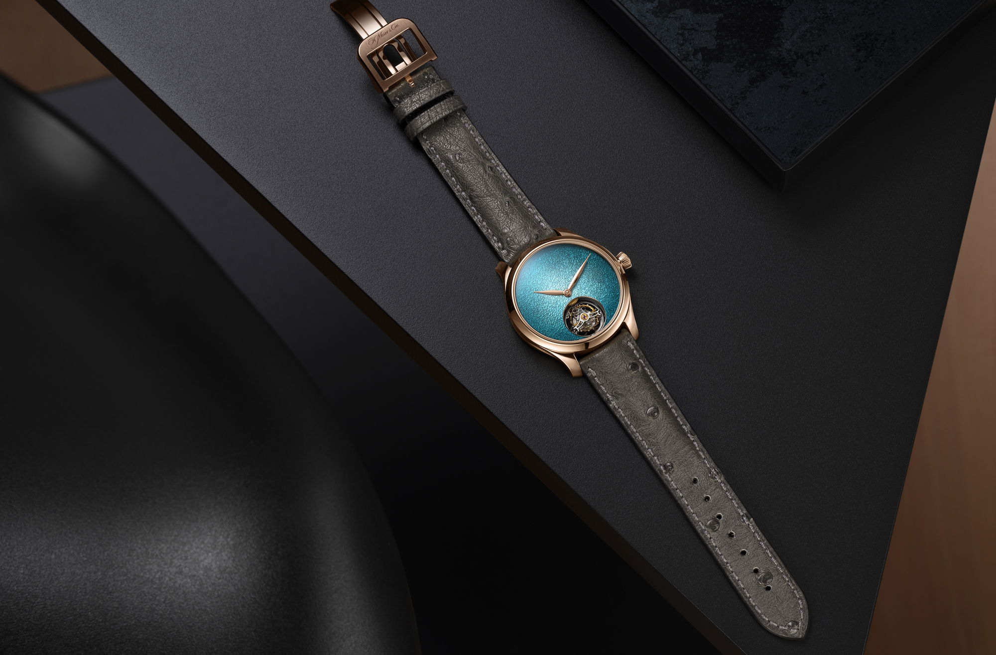 Endeavour Tourbillon Concept Turquoise Enamel - Image 5