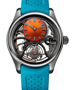 Pioneer Cylindrical Tourbillon Skeleton Spiced Aqua