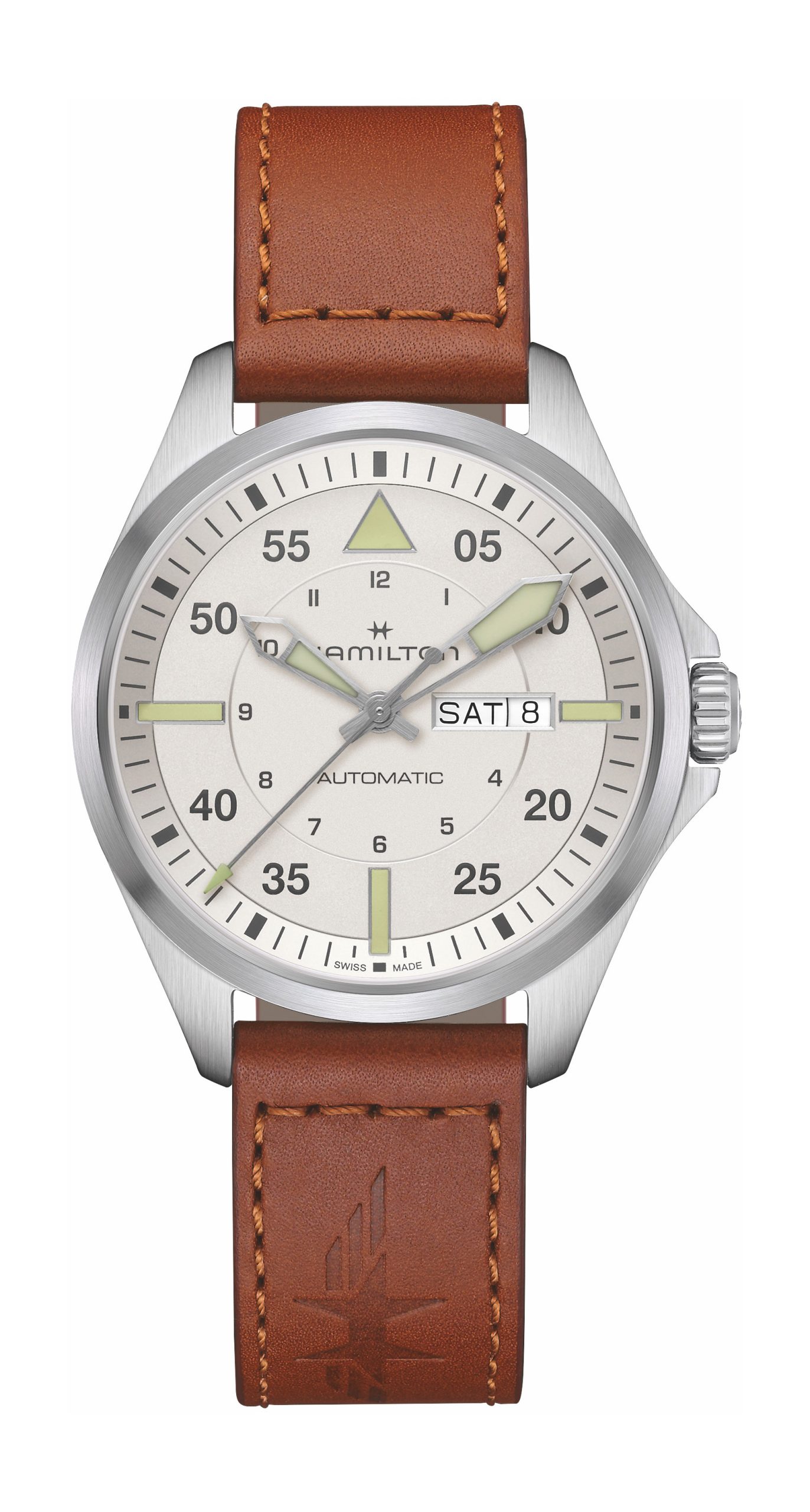 Khaki Aviation Pilot Day-Date 42