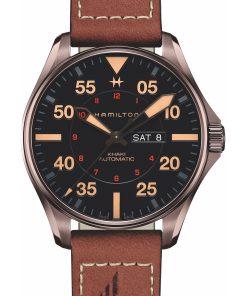 Khaki Aviation Pilot Day Date Auto