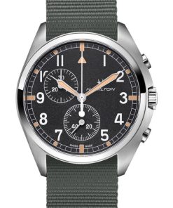 Khaki Aviation Pilot Pioneer Chrono Quartz