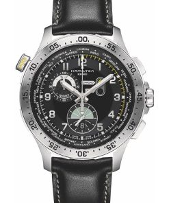 Khaki Aviation Worldtimer Chrono Quartz