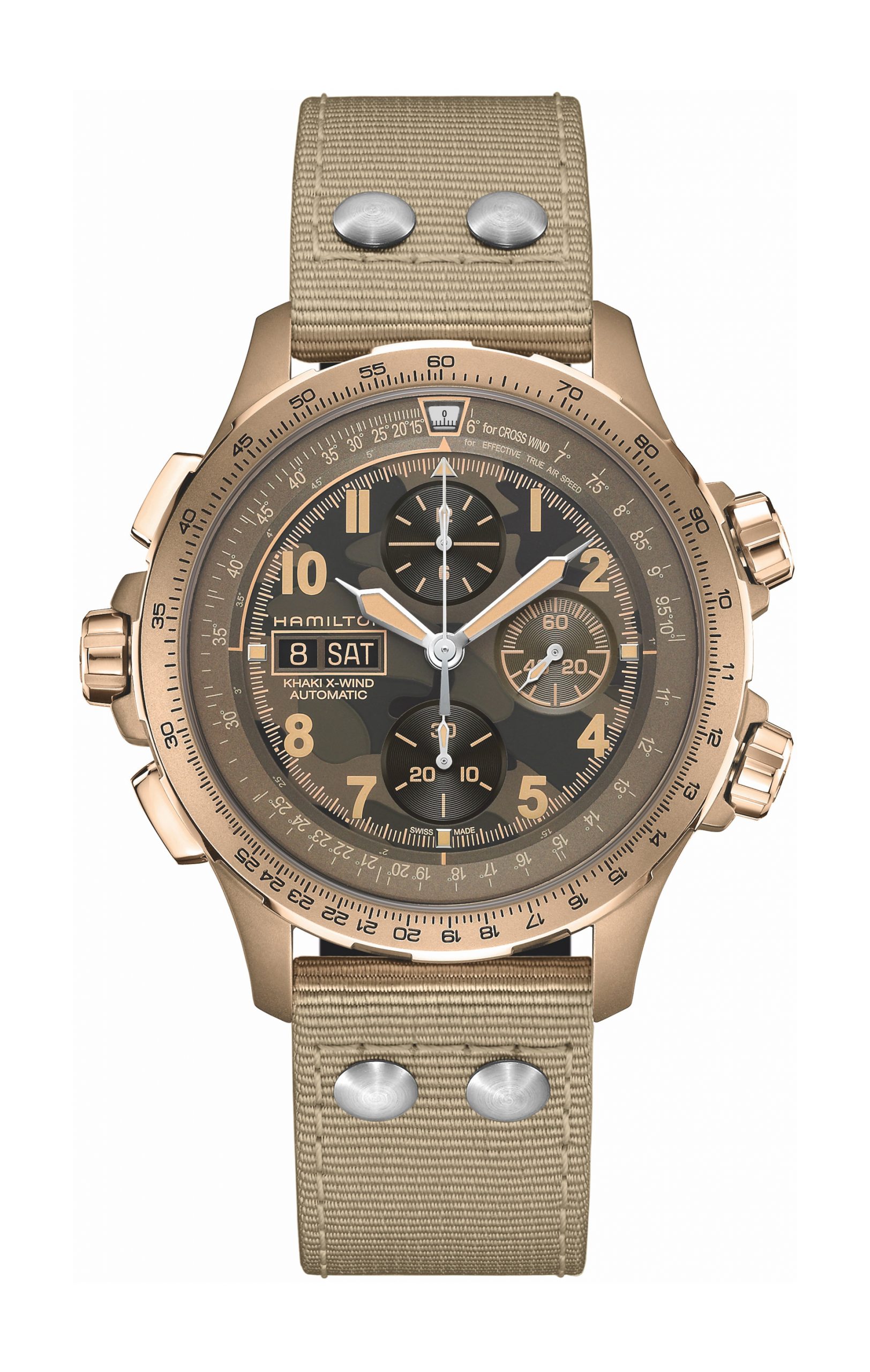 Khaki Aviation X-Wind Auto Chrono
