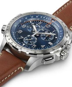 Alternative view of Khaki Aviation X-Wind GMT Chrono Quartz