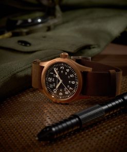 Alternative view of Khaki Field Mechanical Bronze