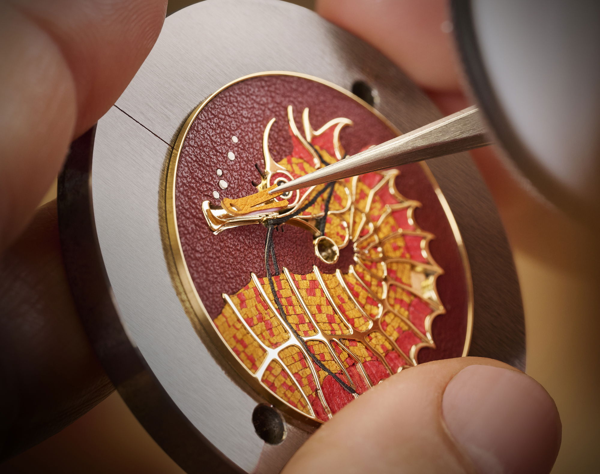 Slim d’Hermès Hippocampe Red - Image 2