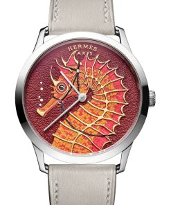 Slim d’Hermès Hippocampe Red