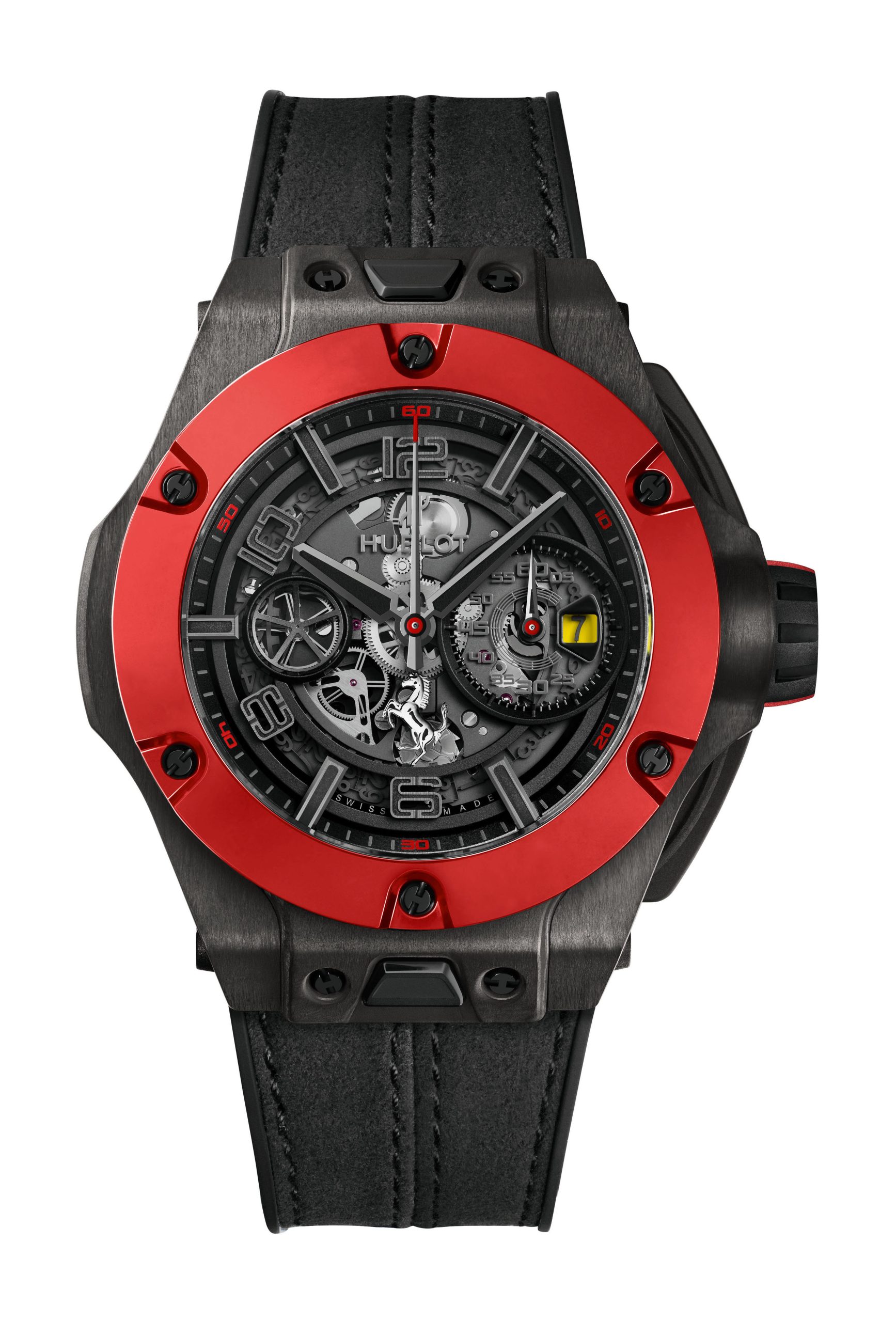 Big Bang Ferrari Chronograph Unico Carbon Red Ceramic