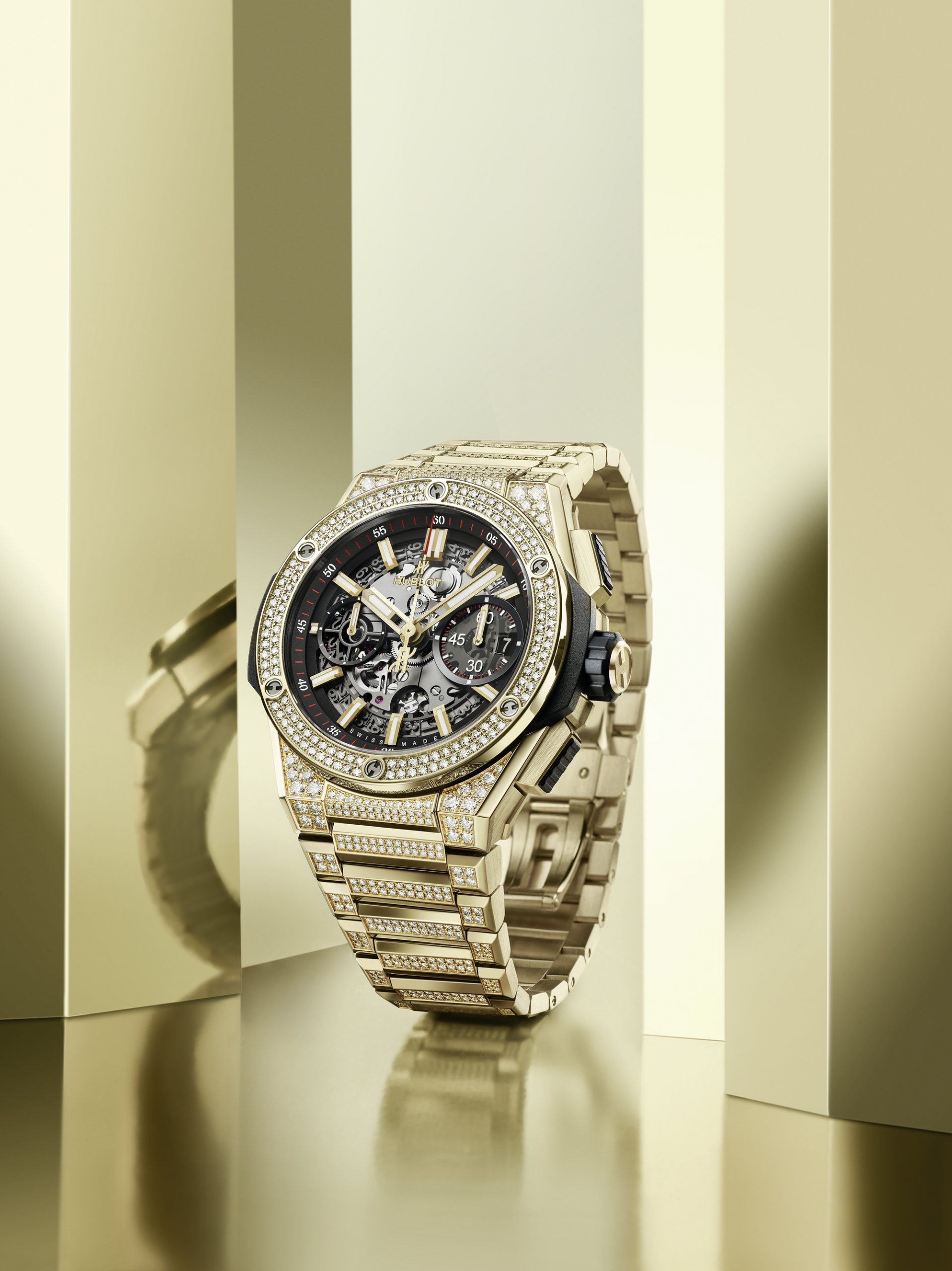 Big Bang Integral Yellow Gold Pavé - Image 7