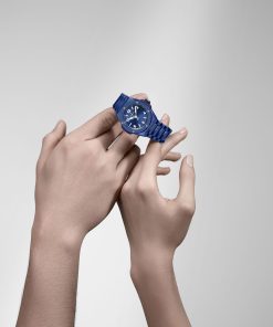 Alternative view of Big Bang Integrated Time Only Blue Ceramic