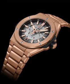 Alternative view of Big Bang Integrated Time Only King Gold