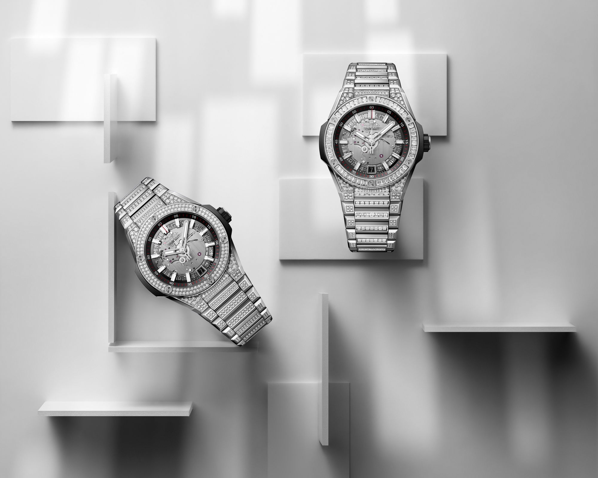 Big Bang Integrated Time Only Titanium Pavé - Image 2