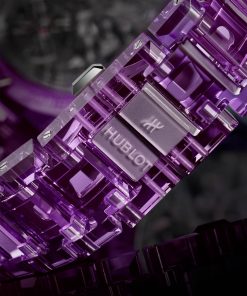 Alternative view of Big Bang Integrated Tourbillon Full Purple Sapphire