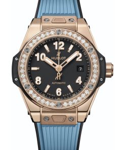 Alternative view of Big Bang One Click King Gold Diamond 33mm