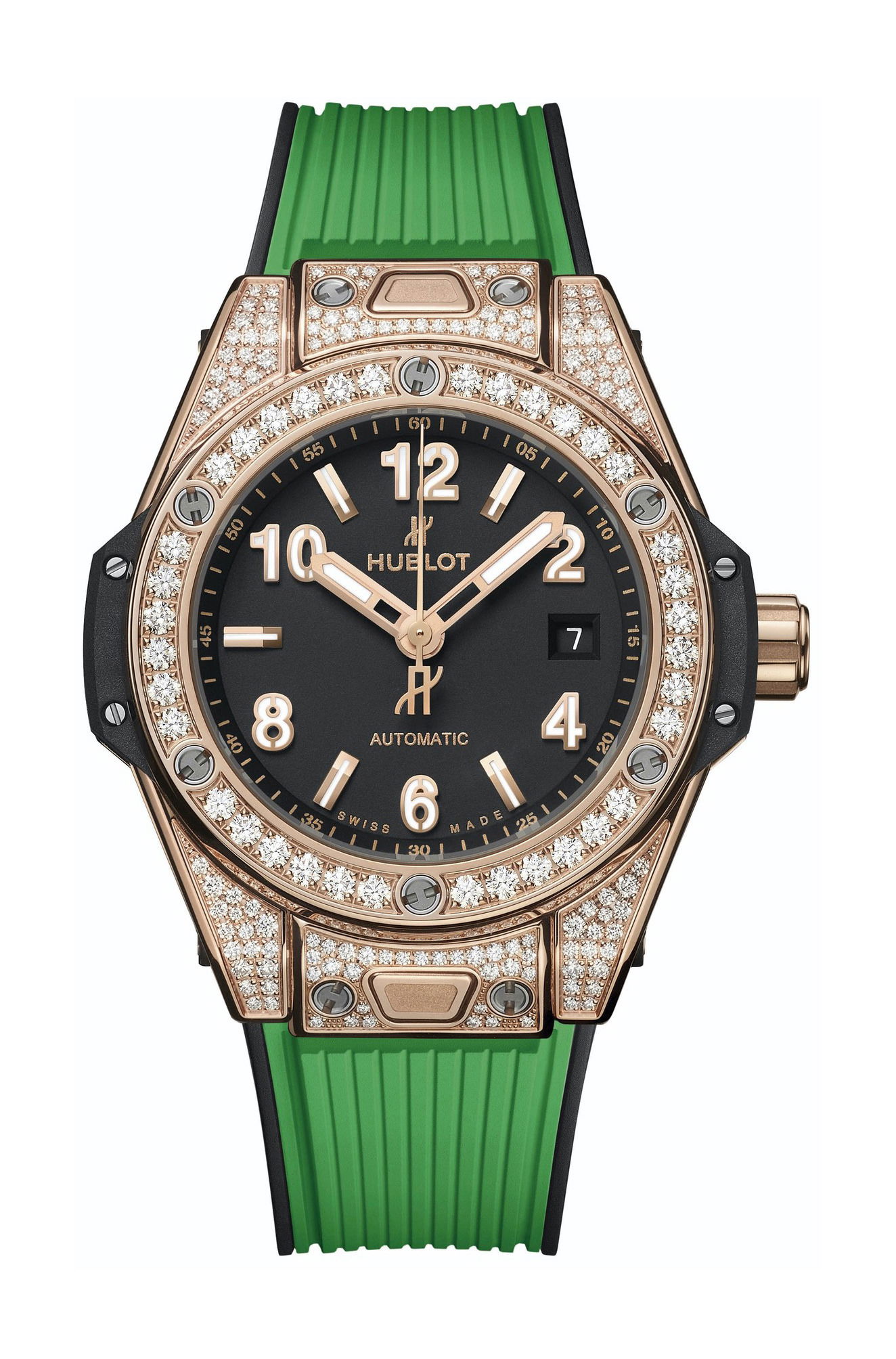 Big Bang One Click King Gold Pavé 33mm - Image 2