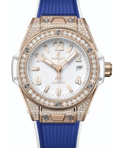 Alternative view of Big Bang One Click King Gold White Pavé 33mm