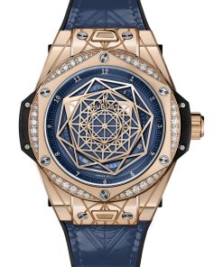 Big Bang One Click Sang Bleu King Gold Blue Diamonds
