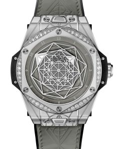 Big Bang One Click Sang Bleu Steel Grey Diamonds