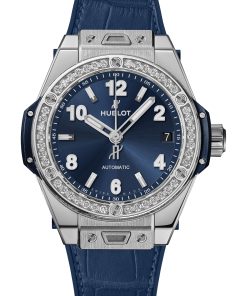 Big Bang One Click Steel Blue Diamonds