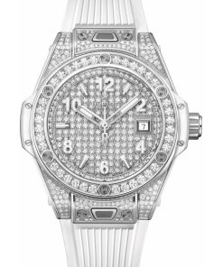 Big Bang One Click Steel White Full Pave