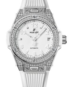 Big Bang One Click Steel White Pavé