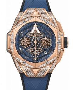 Big Bang Sang Bleu II King Gold Blue Pavé