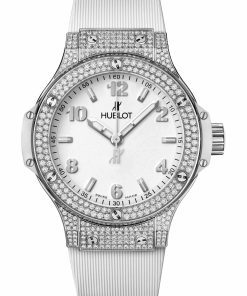 Big Bang Steel White Pavé