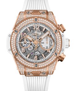 Big Bang Unico King Gold White Pavé 42mm