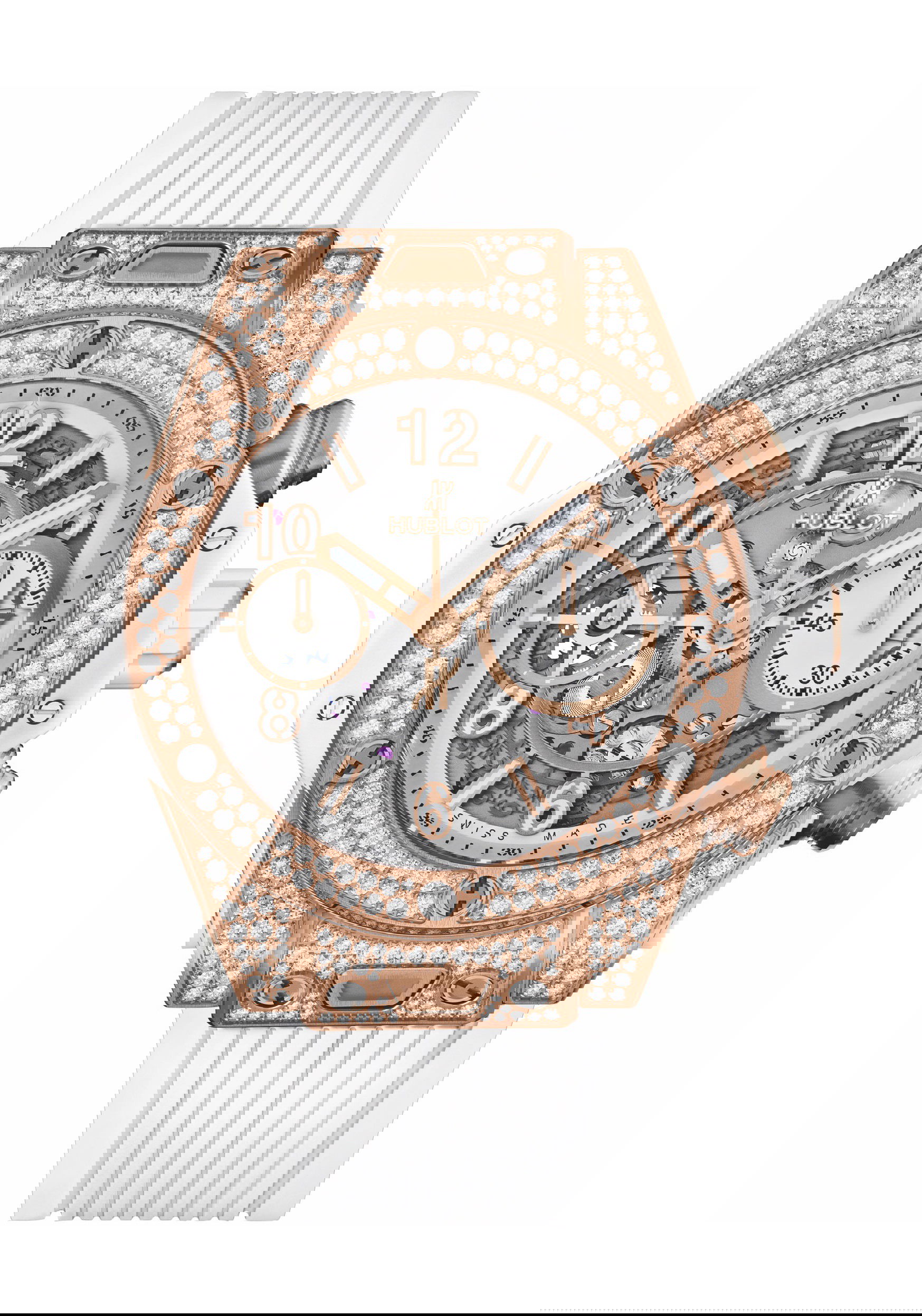 Big Bang Unico King Gold White Pavé