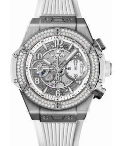 Big Bang Unico Titanium White Diamonds