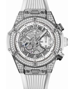 Big Bang Unico Titanium White Pavé