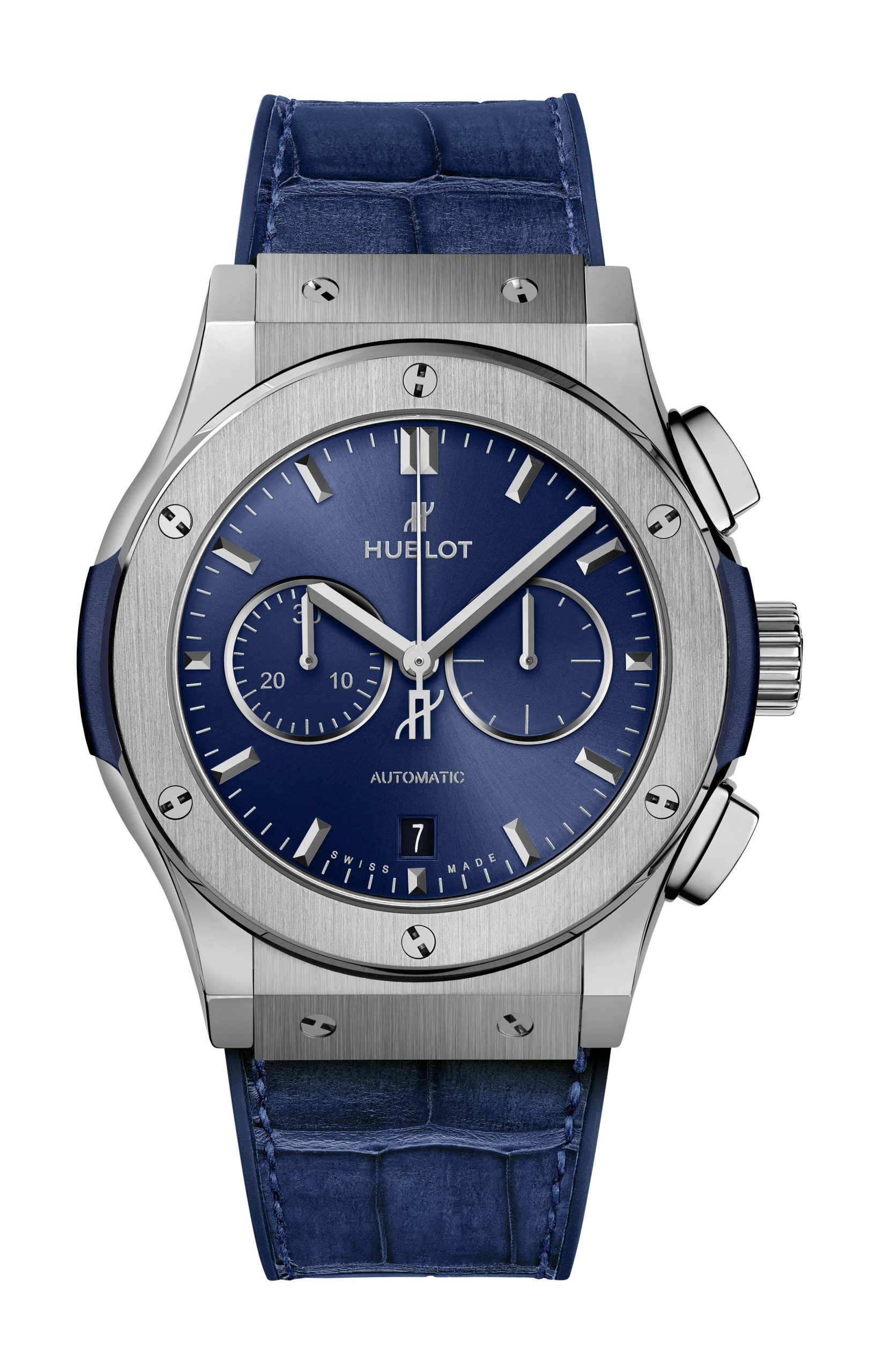 Classic Fusion Blue Chronograph Titanium