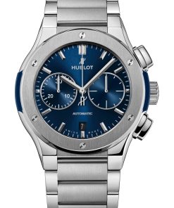 Classic Fusion Blue Chronograph Titanium Bracelet