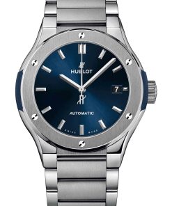 Classic Fusion Blue Titanium Bracelet