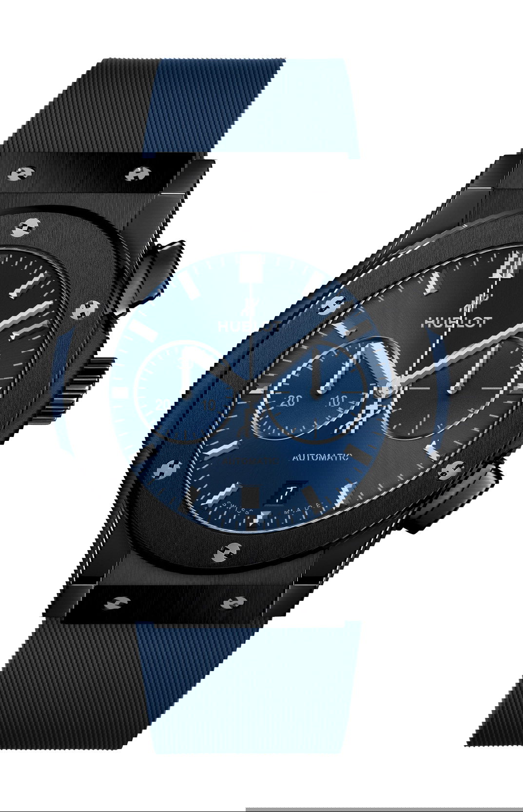 Classic Fusion Ceramic Blue Chronograph