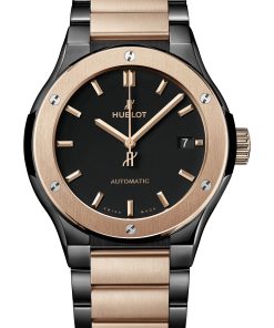 Classic Fusion Ceramic King Gold Bracelet