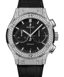 Classic Fusion Chonograph Titanium Pavé