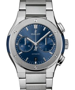 Classic Fusion Chronograph Titanium Blue Bracelet