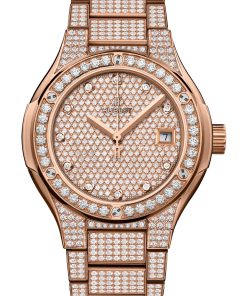 Classic Fusion King Gold Full Pavé Bracelet