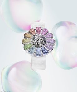 Alternative view of MP-15 Takashi Murakami Tourbillon Sapphire Rainbow